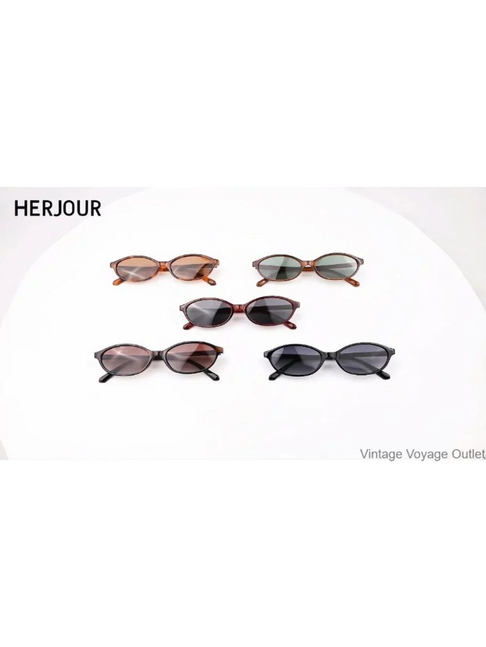 Polarized Retro Oval Sunglasses for Women Y2K 90s Narrow Skinny Frame